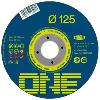 Tyrolit ONE Kapskiva rak, 2IN1 115x2,5 mm