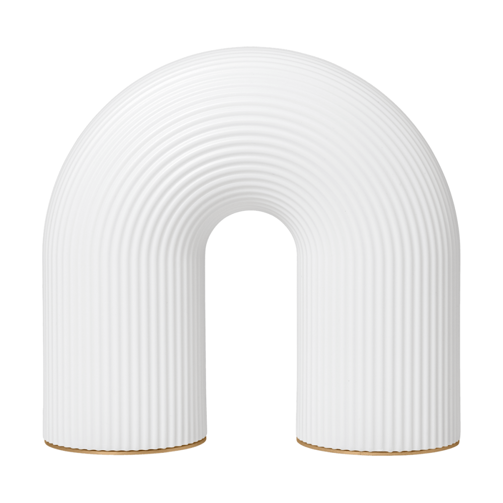 Vuelta outdoor portable bordslampa, White, 25 cm