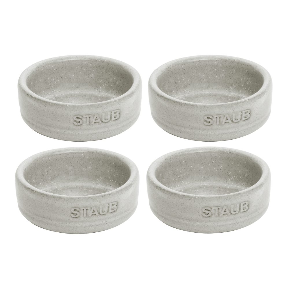 Staub New White Truffle mini skål 4-pack, Ø5 cm