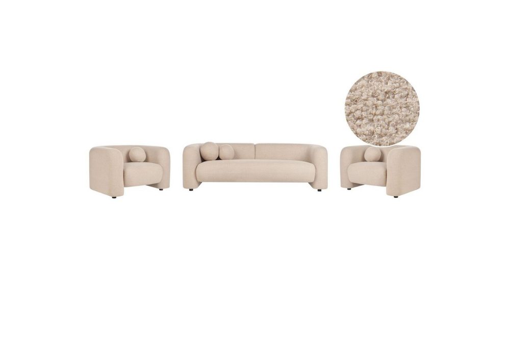 5-sits Soffgrupp Leiren Beige