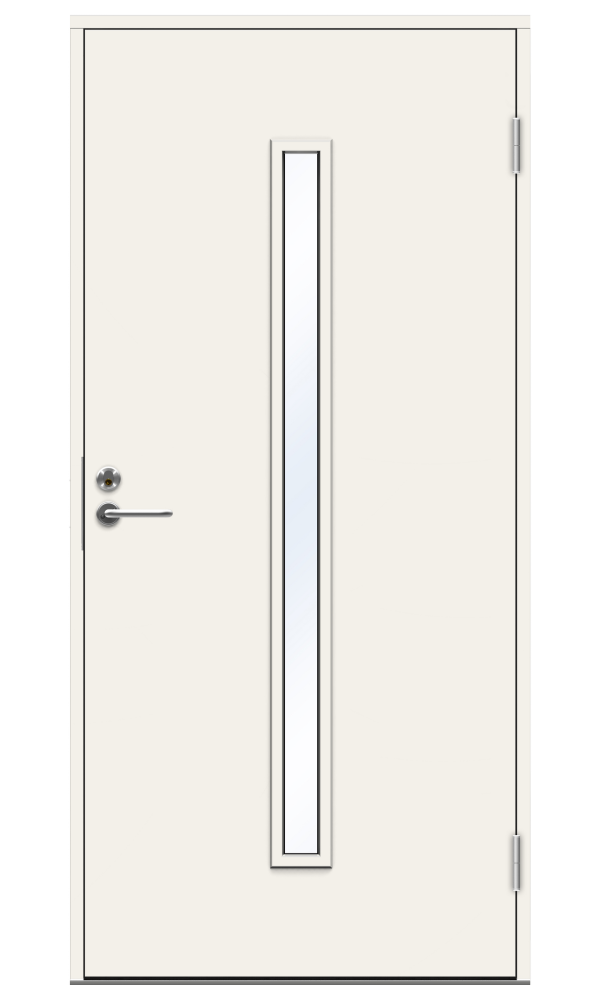 YTTERDÖRRSET SWEDOOR P-1700 VIT 9X20H, KYM