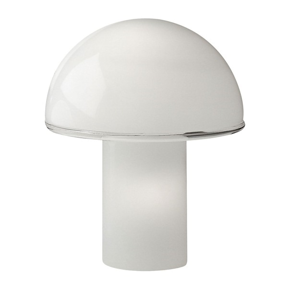 Onfale Grande bordslampa Ø36 cm, Opal vit