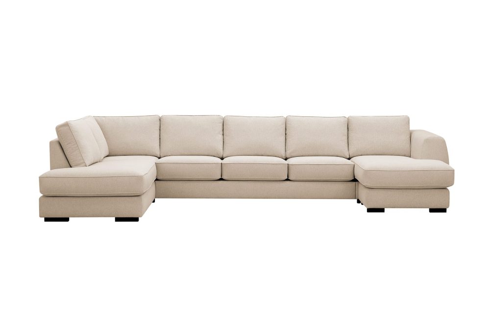 Optus 6-sits U-soffa med Divan och schäslong höger