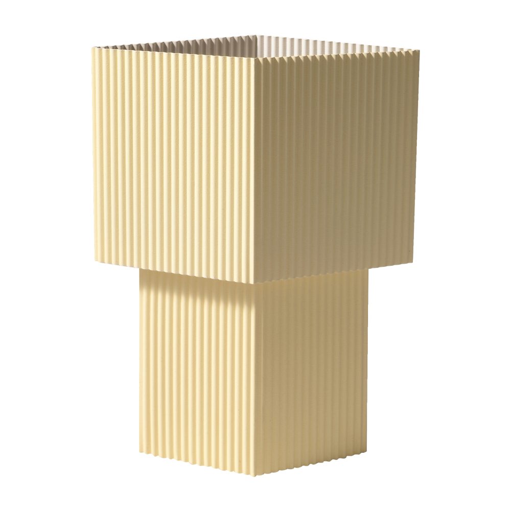 Romb Mini portabel bordslampa 19 cm, Vanilla