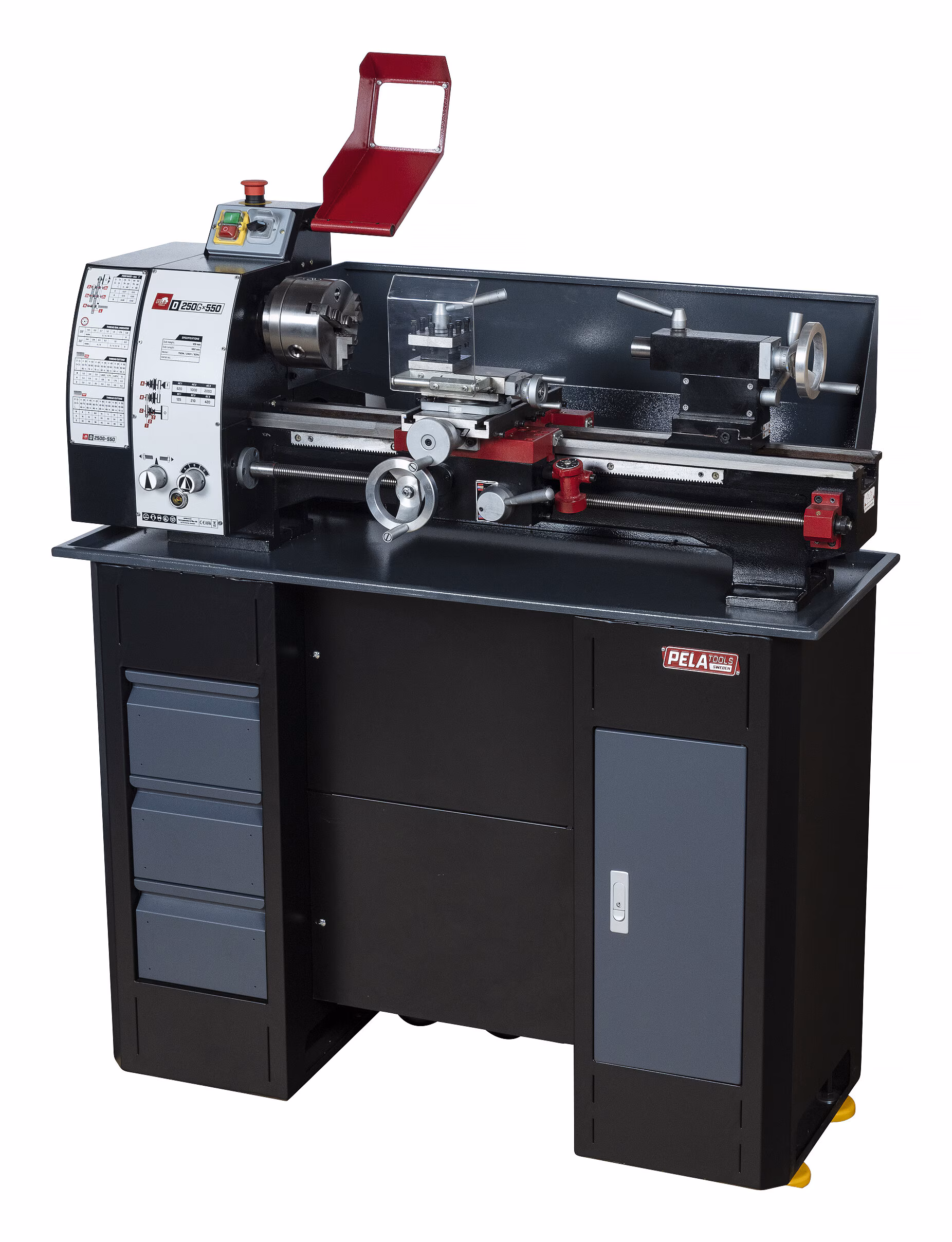 Kjøp PELA Metalldreiebenk 250Gx550, 1-fas 230 V