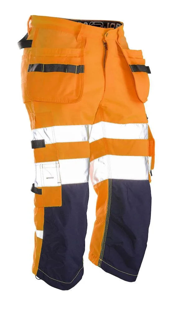 Jobman 2217 Piratbyxa orange/marinblå, varsel D108