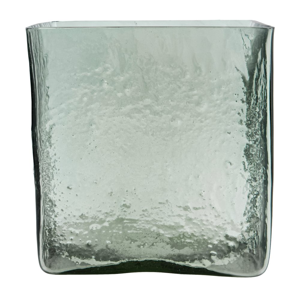 Square vas 18x18 cm, Ljusblå