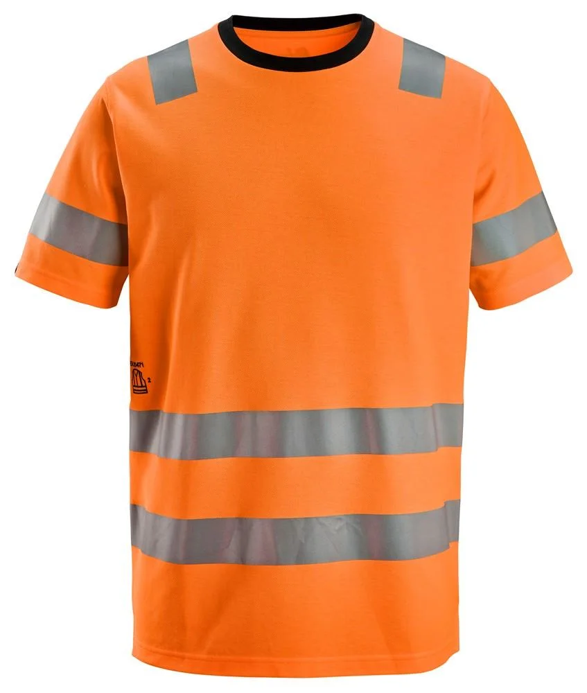 Snickers Workwear 2536 T-shirt varsel, orange 3XL