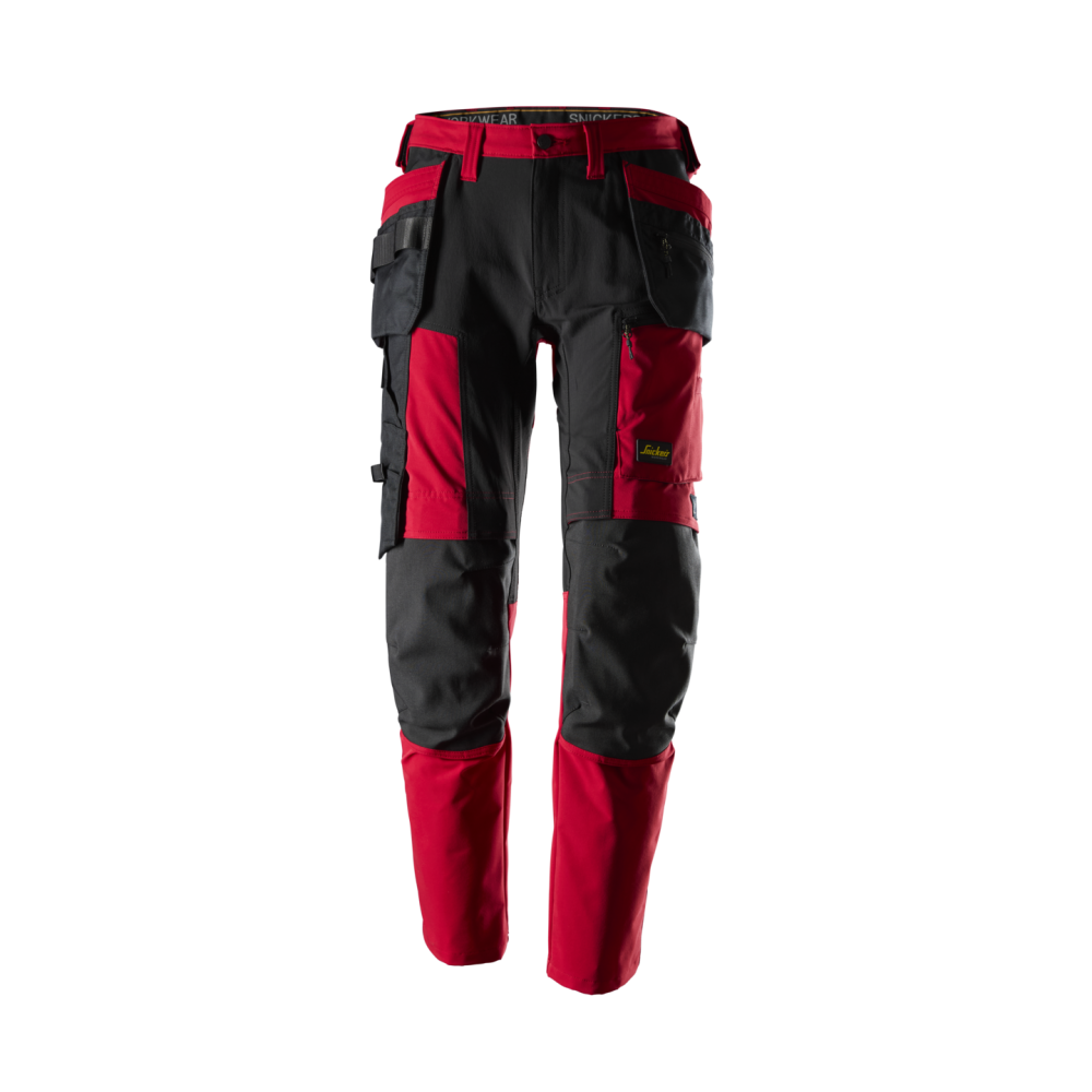 ARBETSBYXA STRETCH AW HF CHILI/SVART STL 256