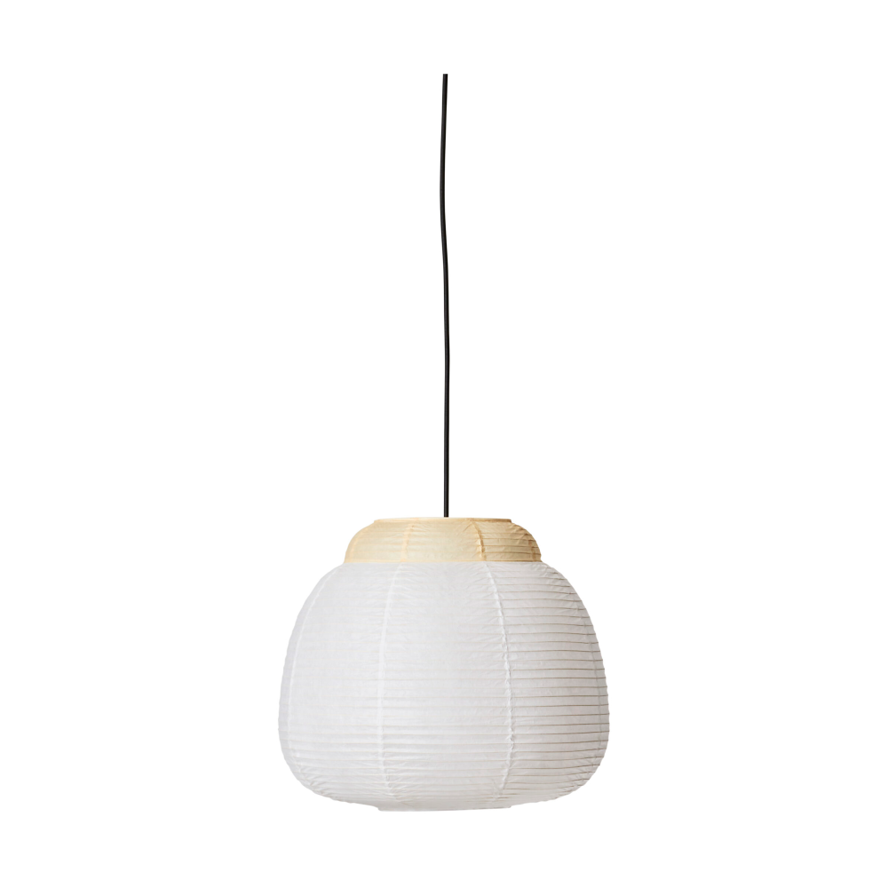 Papier Single pendel Ø40 cm, Soft yellow