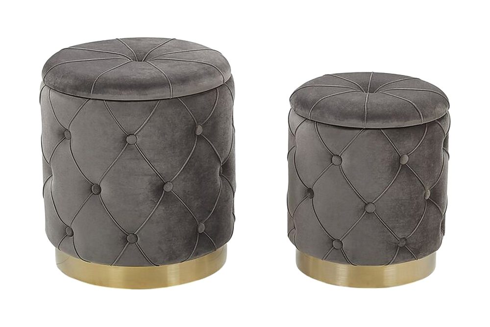 Olingskog Fotpall med Förvaring 2-pack