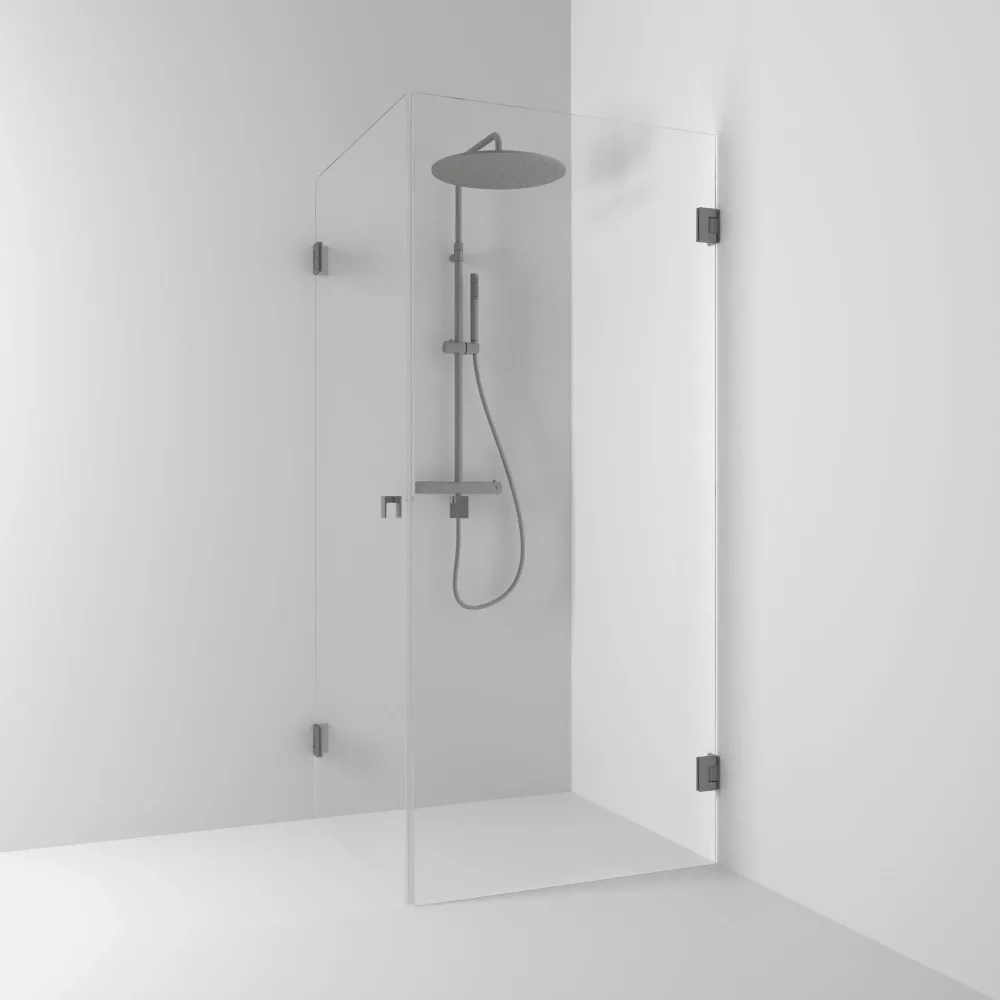 Svedbergs 623789 Duschhörna rak, klarglas 90 cm - Bild 2