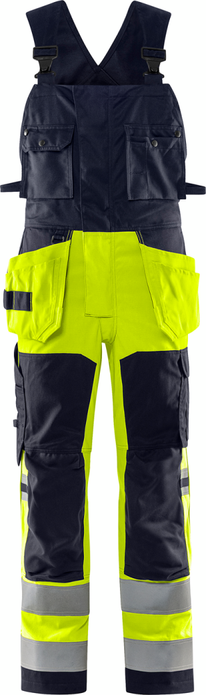 HÄNGSLEBYXA FLAM 1170 ATHF VARSELGUL/MARINBLÅ STL D116