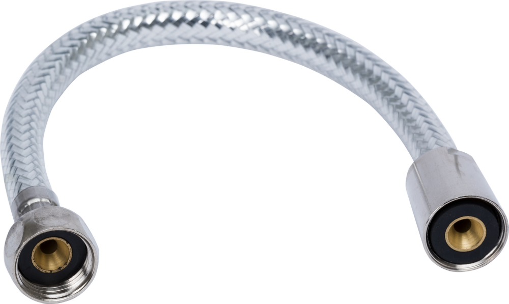 ANSLUTNINGSSLANG GELIA R15X300 RAK, KROMAD PEX