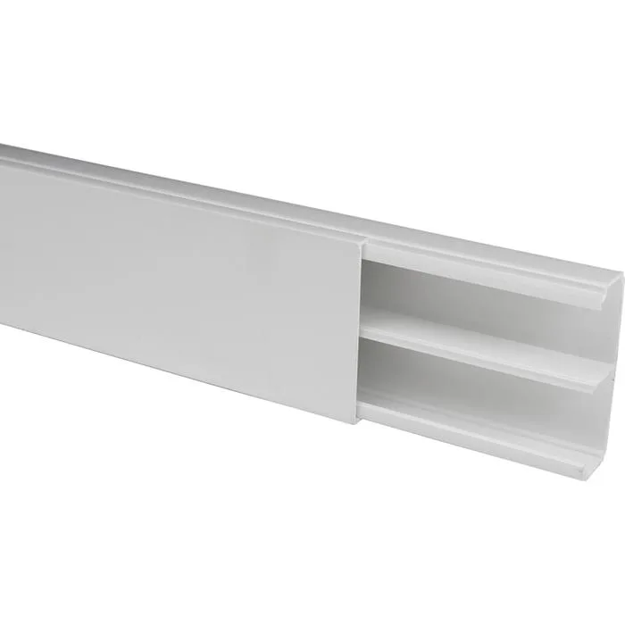 Plasfix 3604-2G Kabelkanal skruvfastsättning, med lock, 2 m 53 x 20 mm, vit - Bild 2