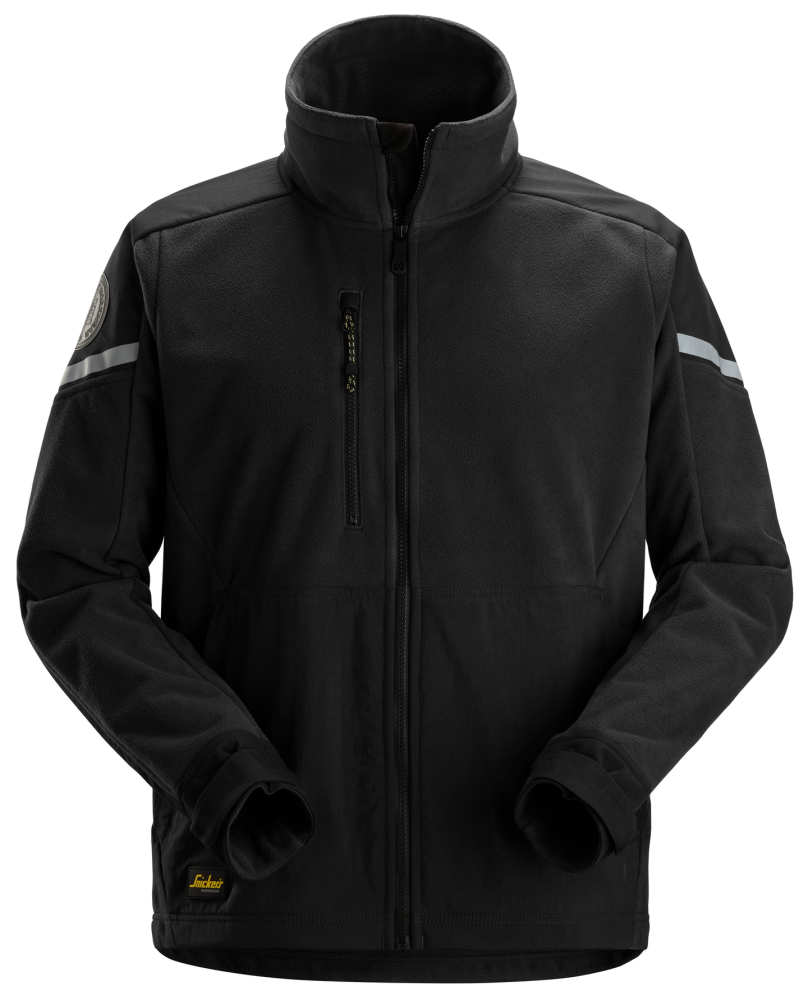 FLEECEJACKA SNICKERS WORKWEAR WINDBLOCKER SVART, STL L