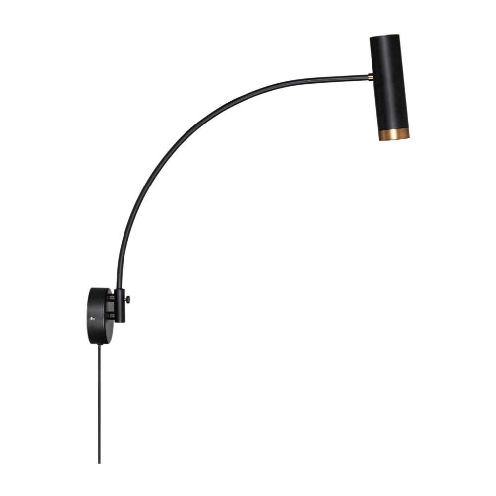 Puls vägglampa XL, Svart matt