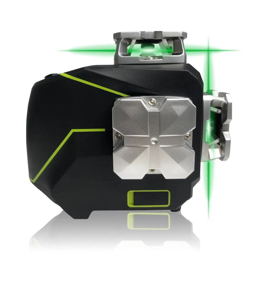 Elma X360-4 Linjelaser med batteri 4 stycken 360˚-linjer