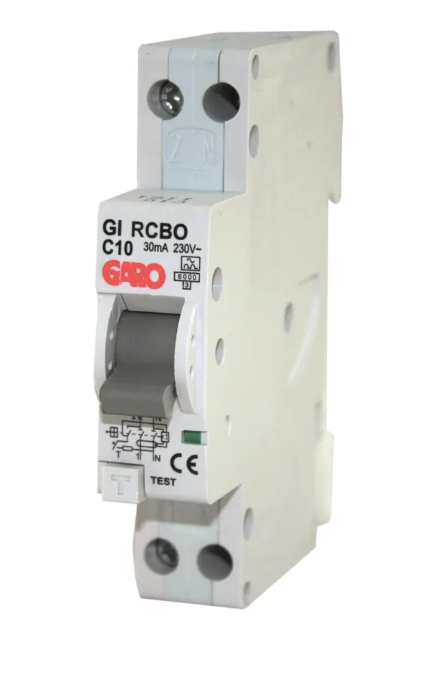 Garo RCBO GC C20A 1+N Personskyddsautomat 1 modul, 6kA 20A