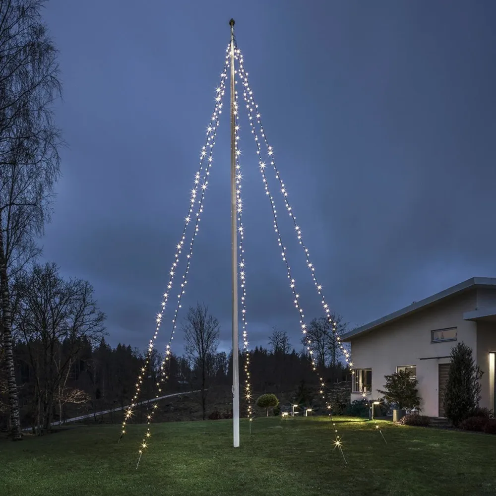 Konstsmide 4780-117 Flaggstångsslinga 5x100 LED, 24V/IP44