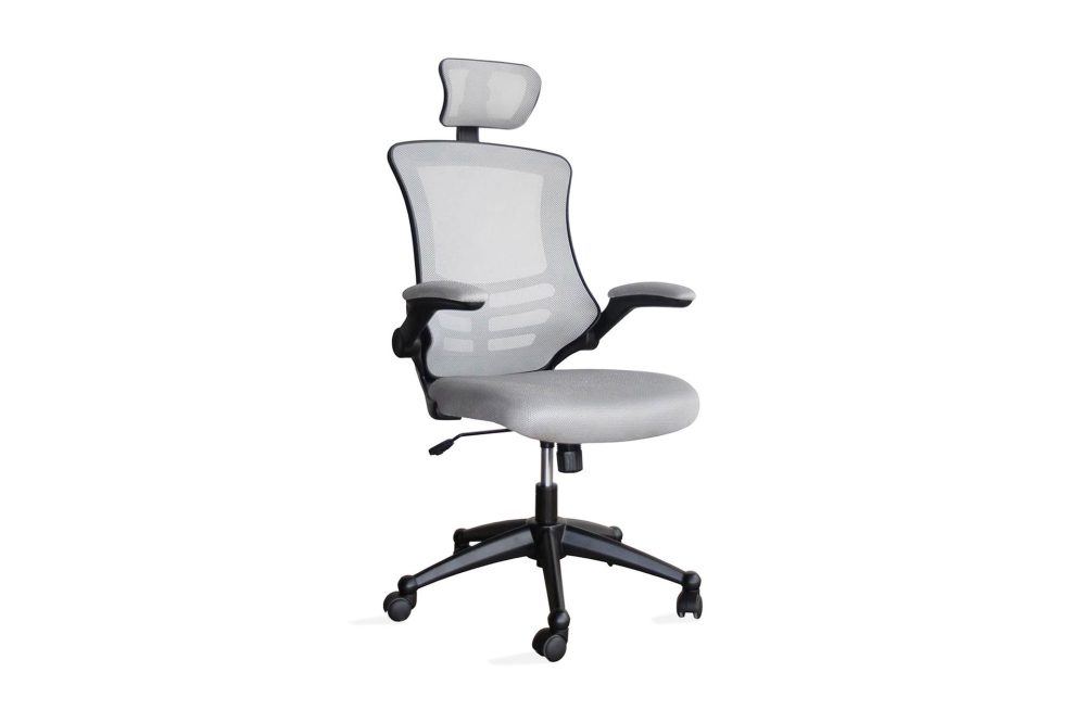 Kontorstol Ragusa 665xd51xh117-126 cm Grå