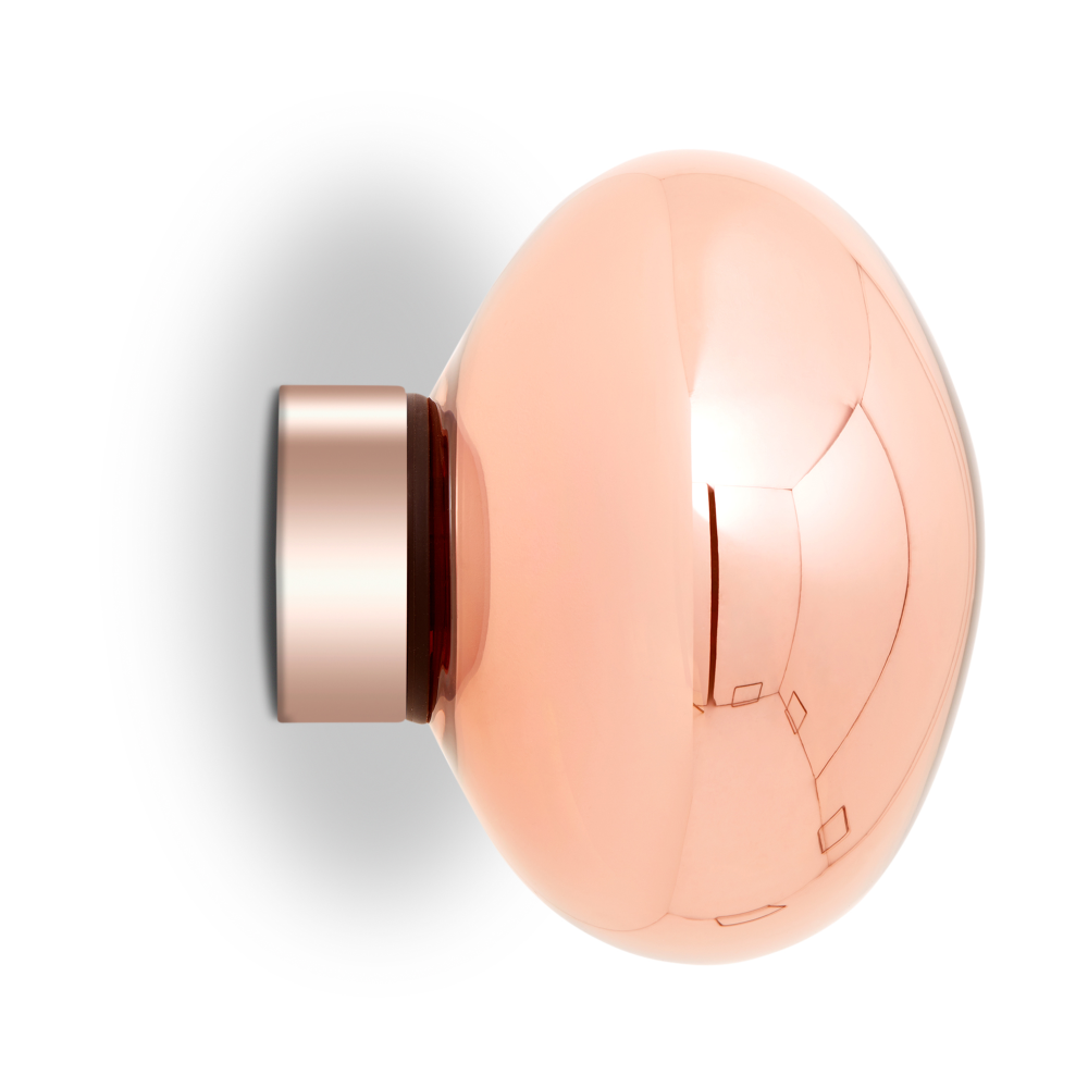 Melt Surface mini vägglampa LED 30 cm, Copper