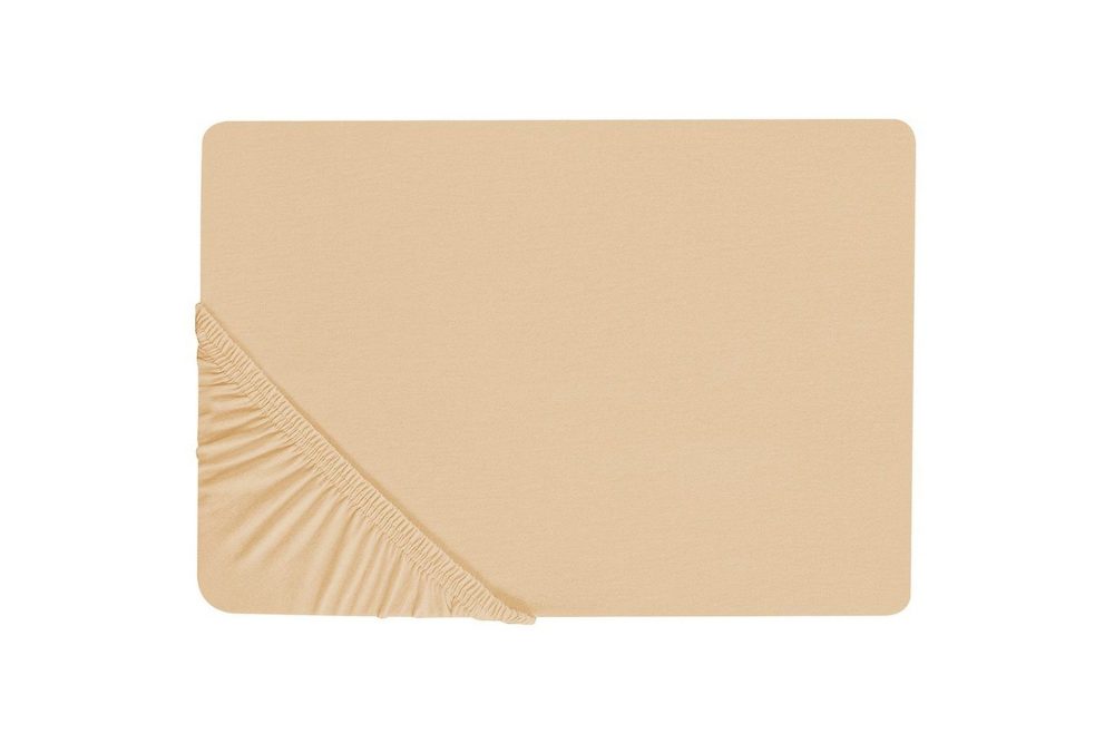 Dra-på-lakan Janbu Sandbeige, 160x200 cm