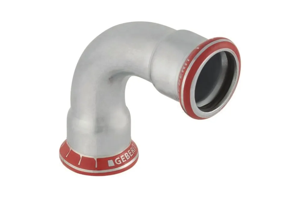 Geberit 1550906 Böj 90°, 2 muffar 42 x 42 mm