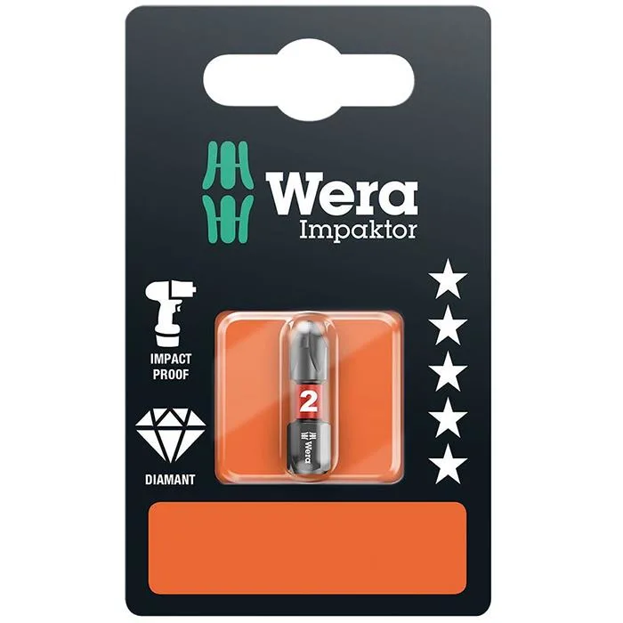 Wera Impaktor PH2 Bits 25 mm - Bild 2