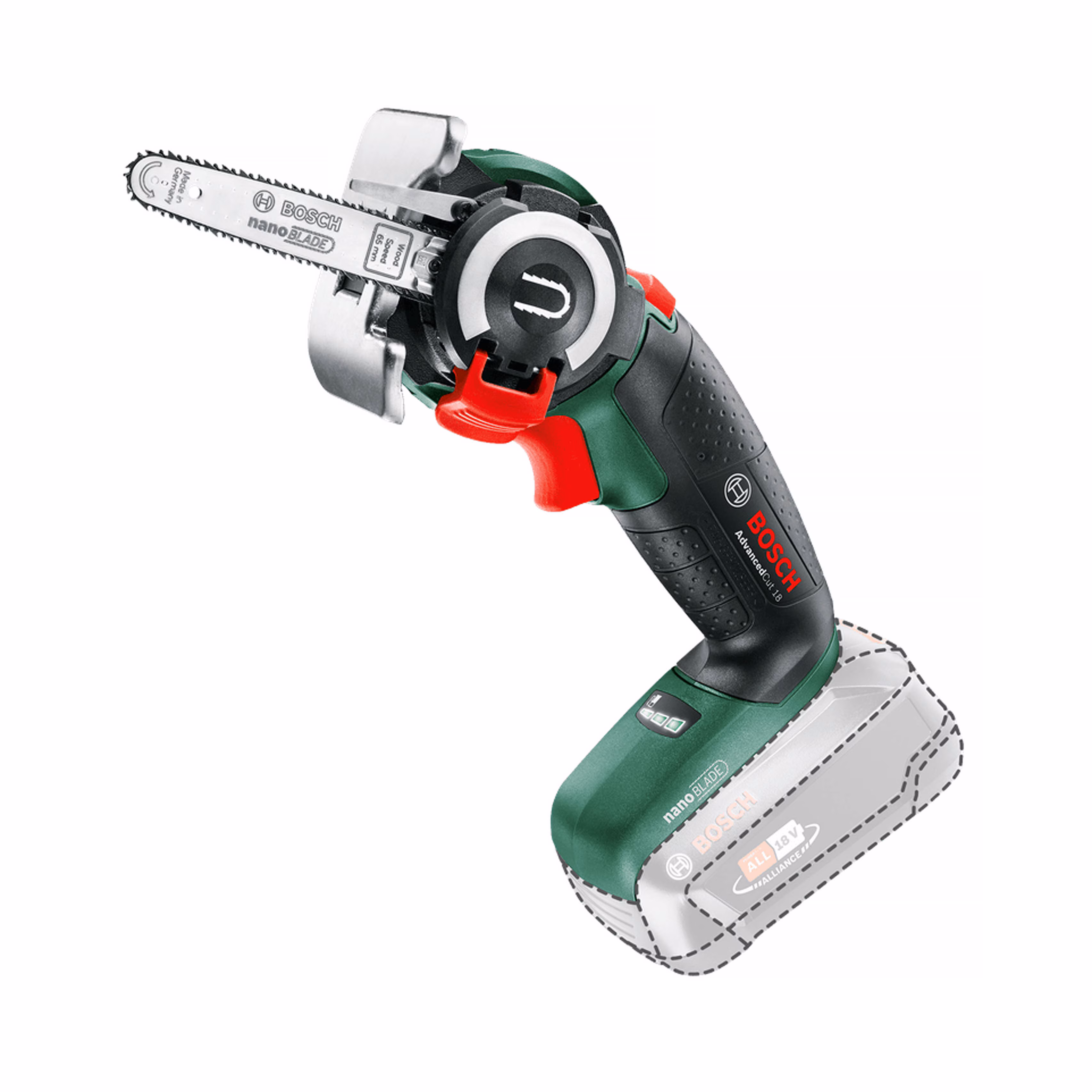 Kjøp Bosch DIY Stikksag, Advanced Cut 18, uten batteri og lader