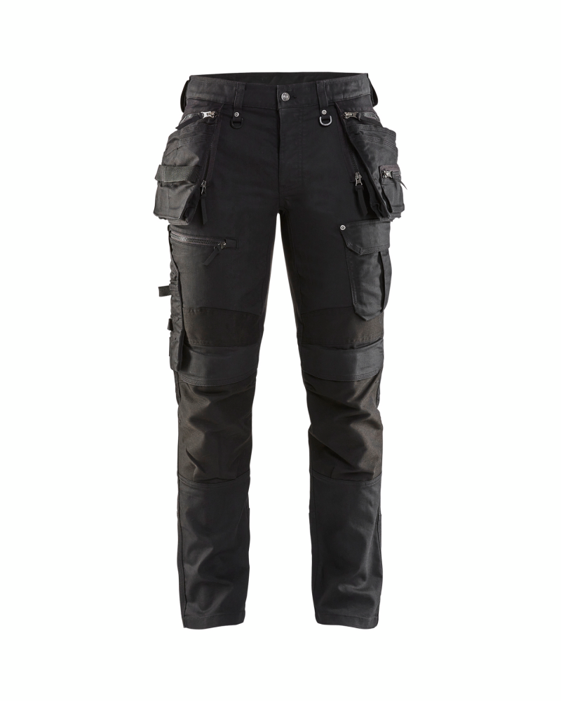 HANTVERKSBYXA STRETCH X1900 1990 1141 SVART/SVART D96