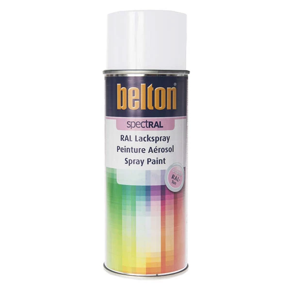 Sprayfärg Vit, Ral 9010, Blank, 400ml