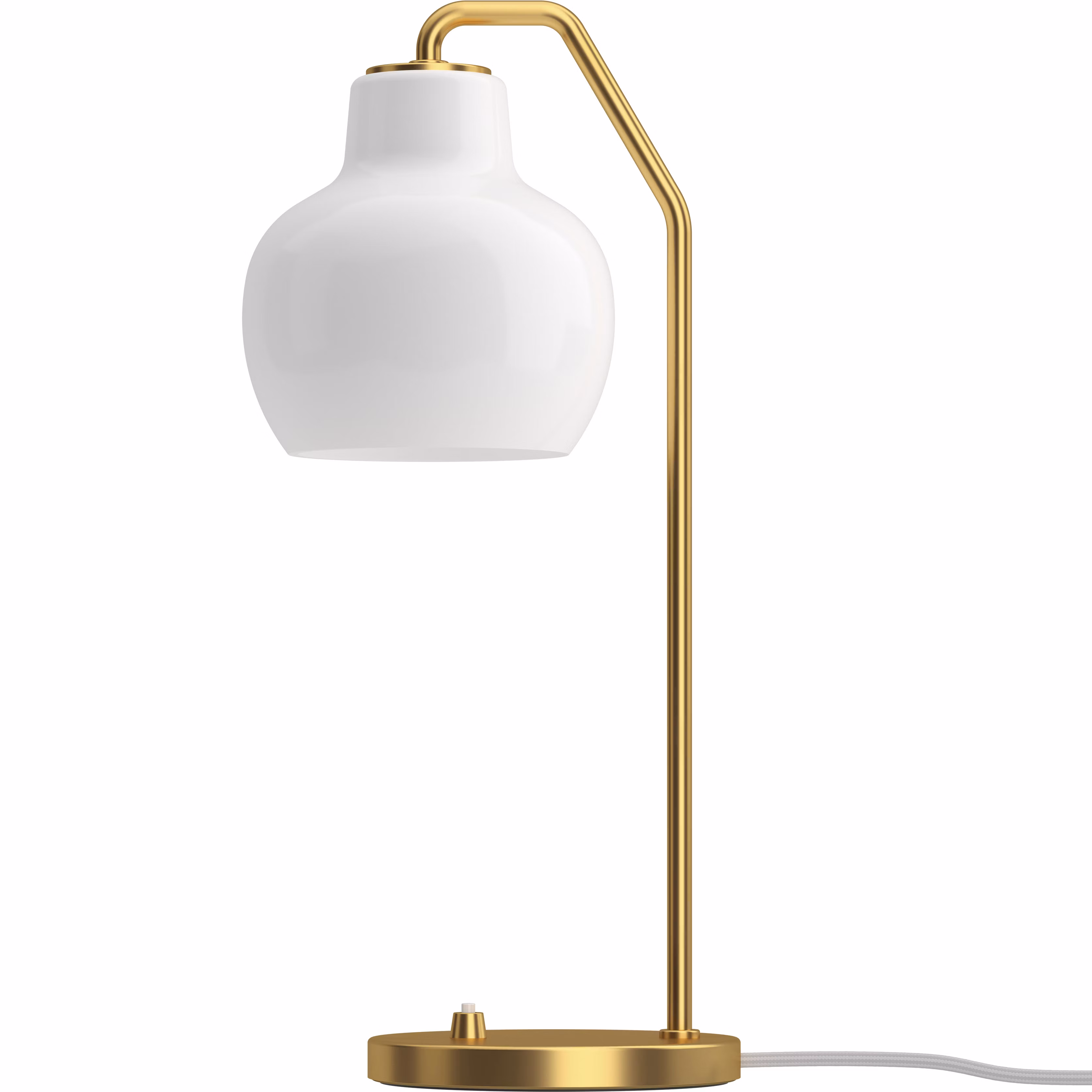 VL Ring Crown Bordslampa, Mässing / Opalglas