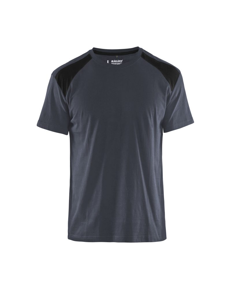 T-SHIRT 3379 1042 MÖRKGRÅ/SVART M