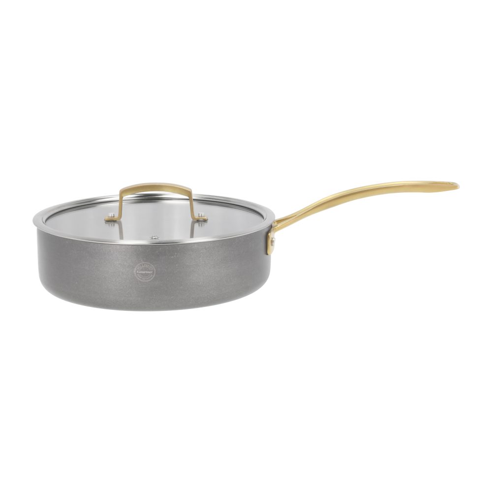 Durance traktörpanna med lock Ø24 cm, Rostfritt stål